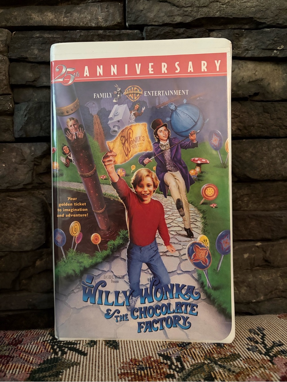 Willy Wonka & the Chocolate Factory 25th Anniversary VHS Tape
